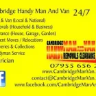 Business 9 image CAMBRIDGE HANDY MAN AND VAN REMOVALS AND CLEARANCE Waste Management in Cambridge Ca