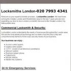Business 6 image EMERGENCY LOCKSMITHS LONDON Locksmiths in London Gr