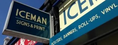 Business 3 image ICEMAN SIGNS AND PRINT Signs, Banners & Display Systems in London Gr