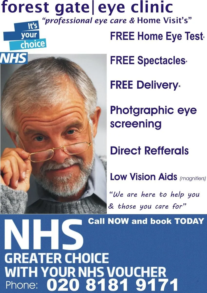 Business 11 image FOREST GATE EYE CLINIC & HOME VISITS